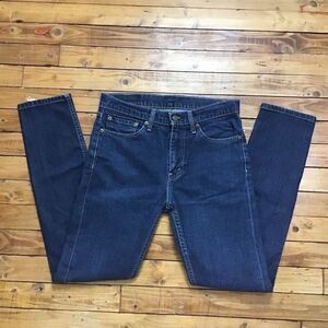 𝅺LEVIS men 510 blue tapered jeans stretchy denim cotton elastane size 31